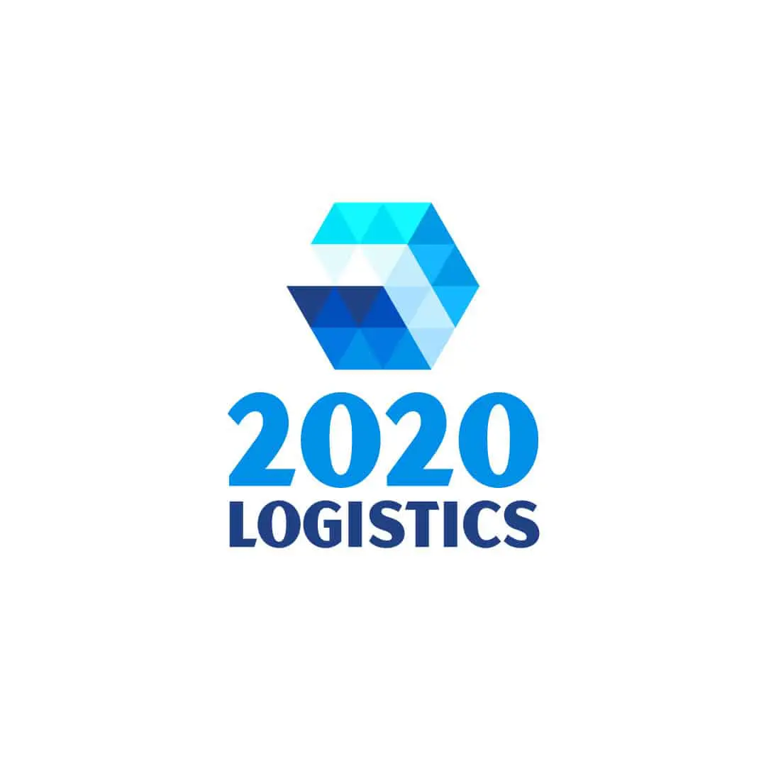 2020 Logistics logo with cube