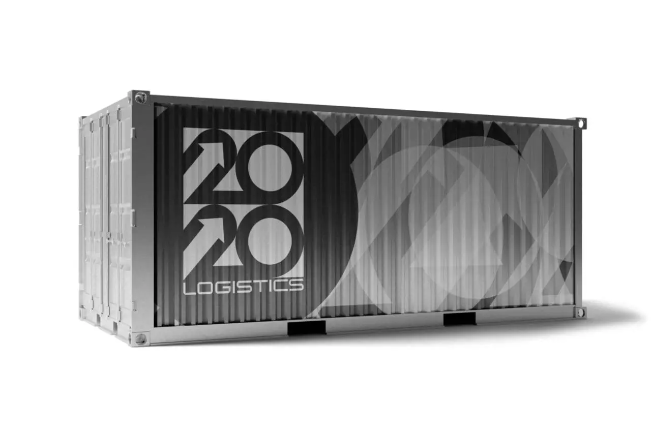 Container with Logistics logo