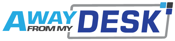 Blue Away From My Desk Logo