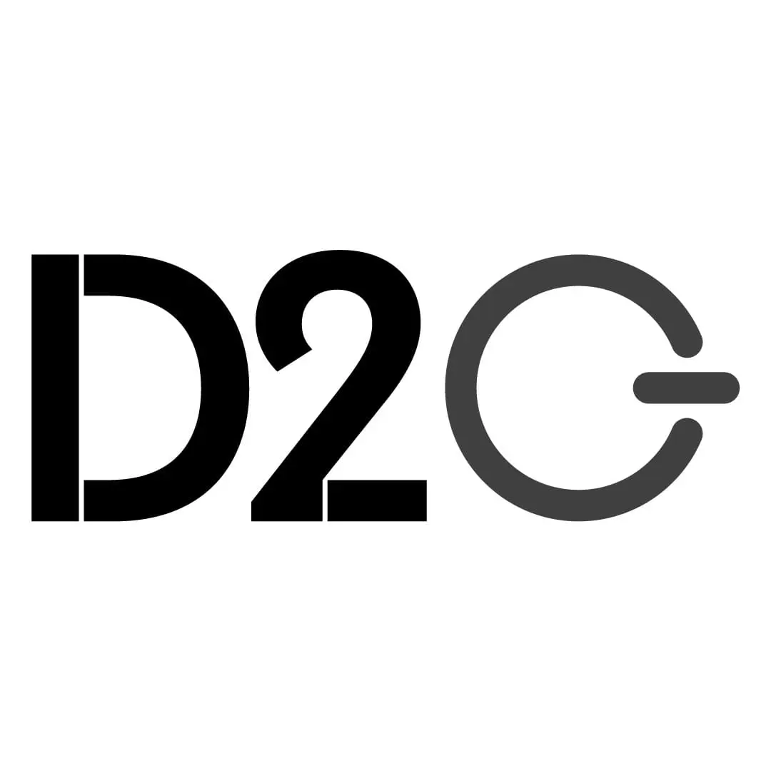 D2e Black logo final concept - Rebranding