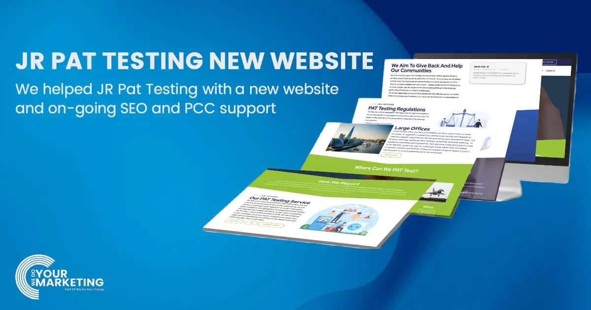 JR Pat Testing New Website Design - WeDoYourMarketing