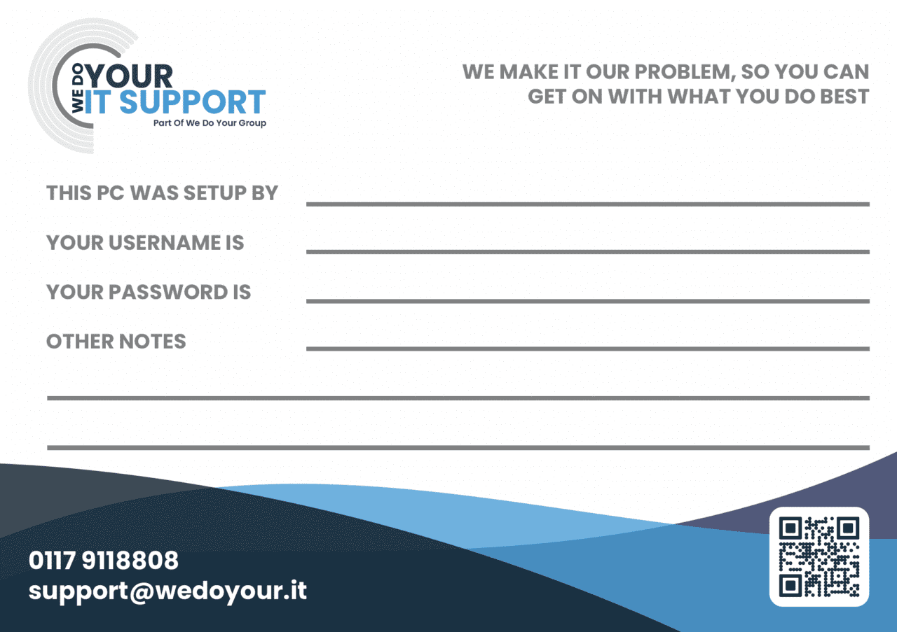 New PC Cards - WeDoYourITSupport