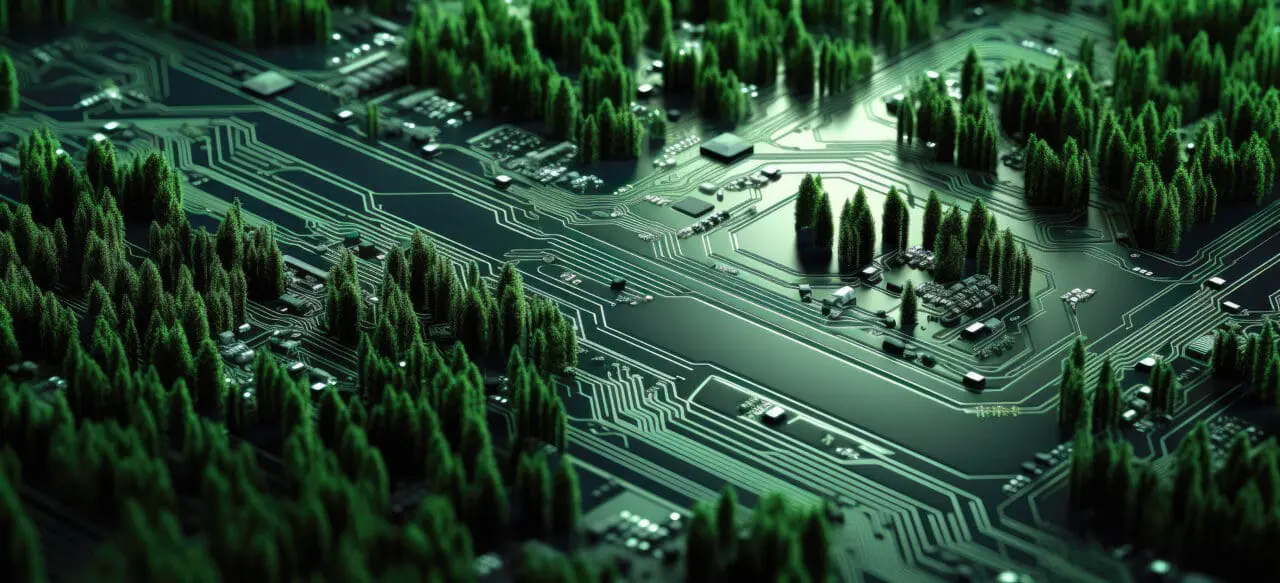 green electronics and eco friendly digital infrastructure.