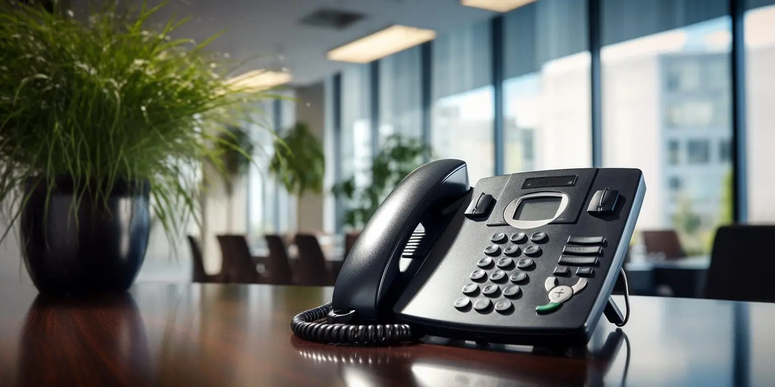 VOIP handset in We Do Your Comms Office