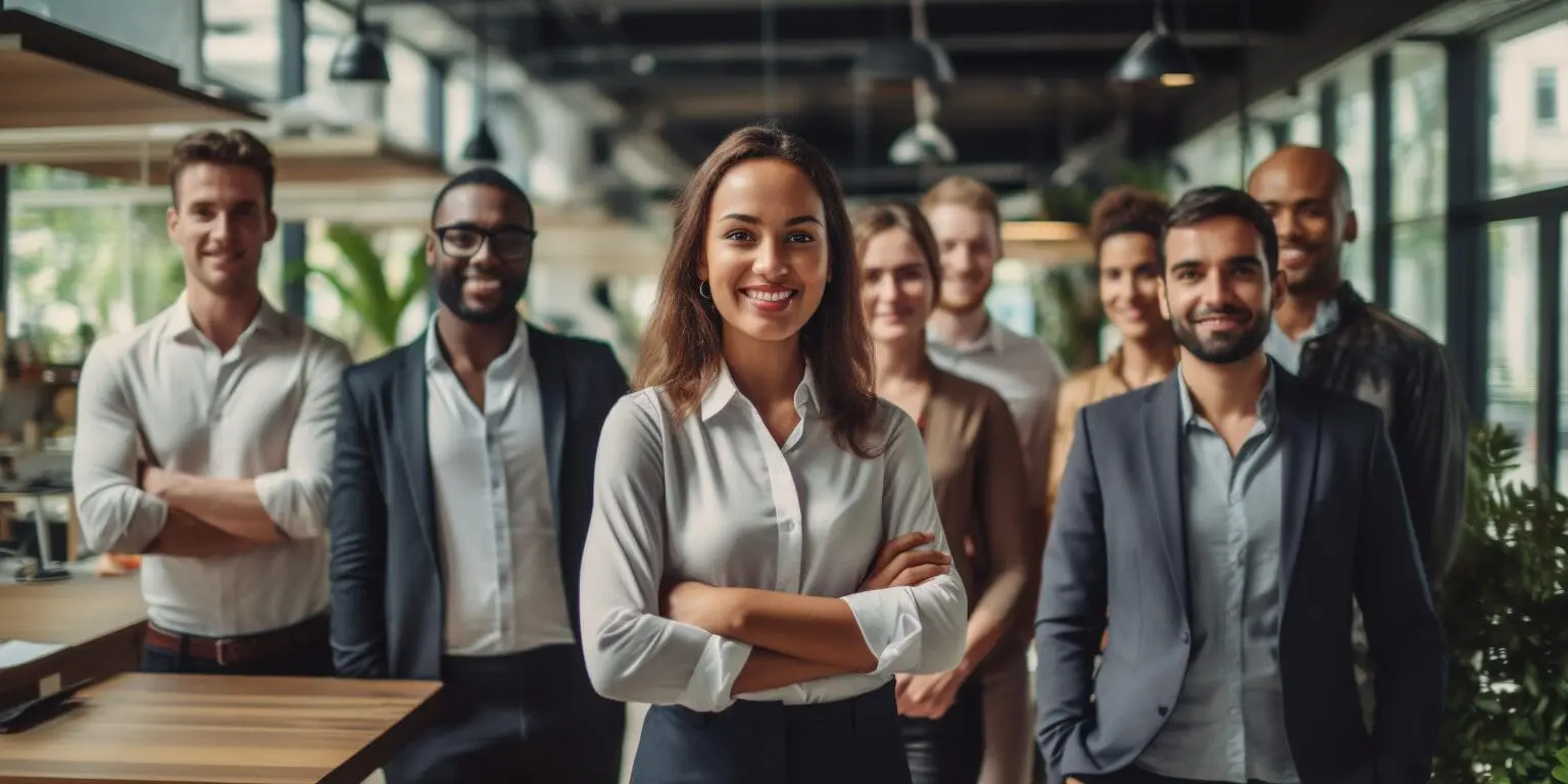 group of people at the We Do Your Group office