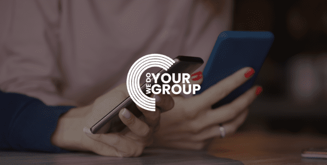 two people using android phones on the Brave android browser tryingthe 'Leo' assistant