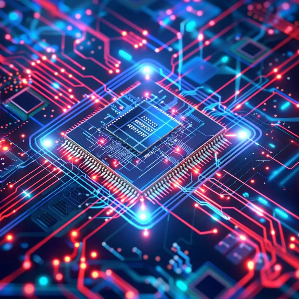 quantum computing system with processor and electronic circuit.