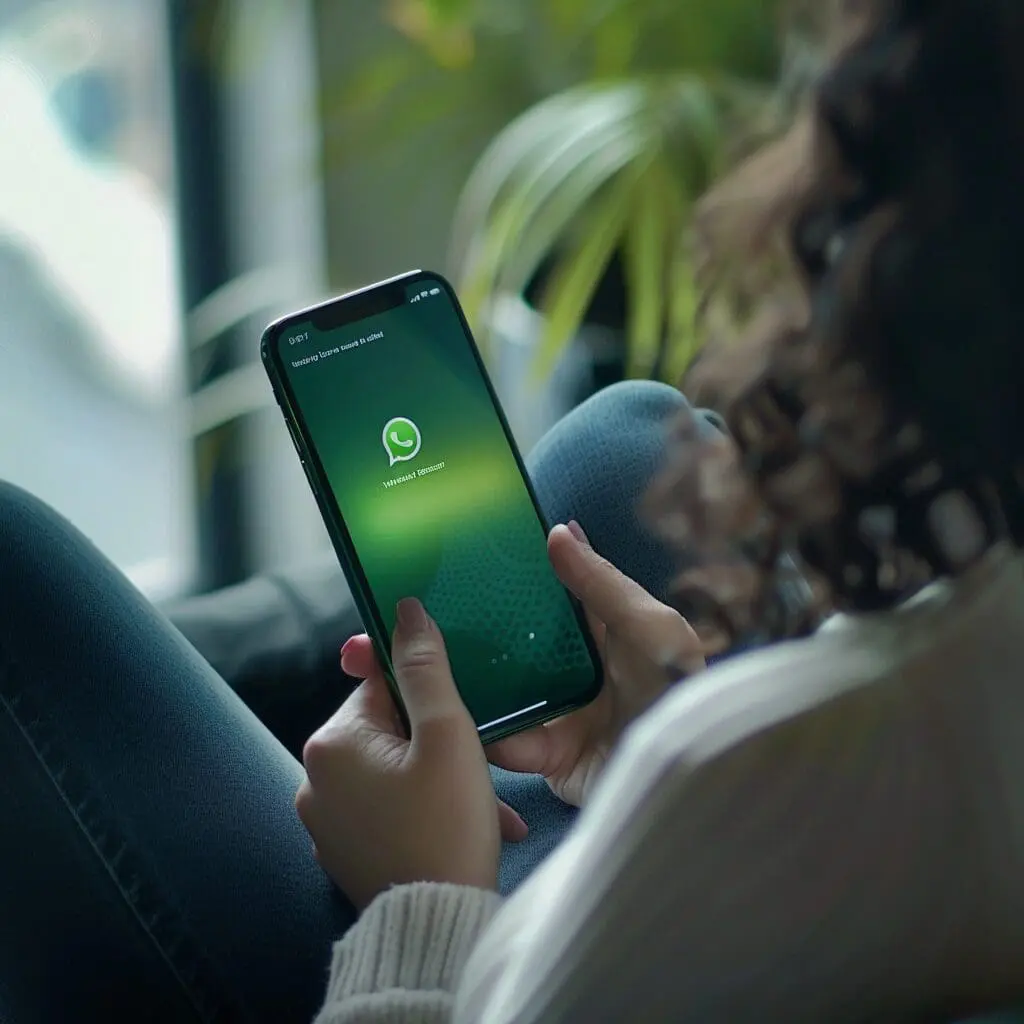 Whatsapp on a smartphone