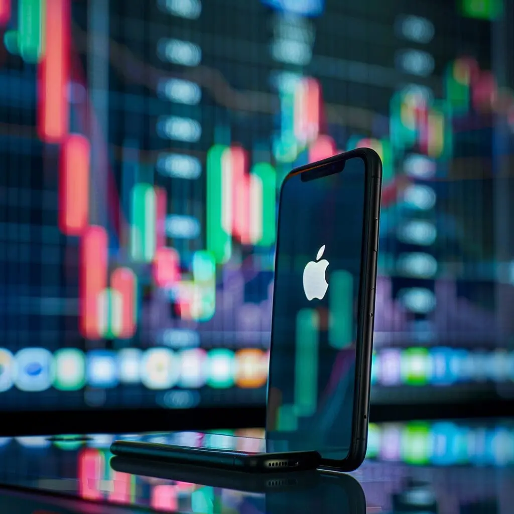 stock exchange chart background