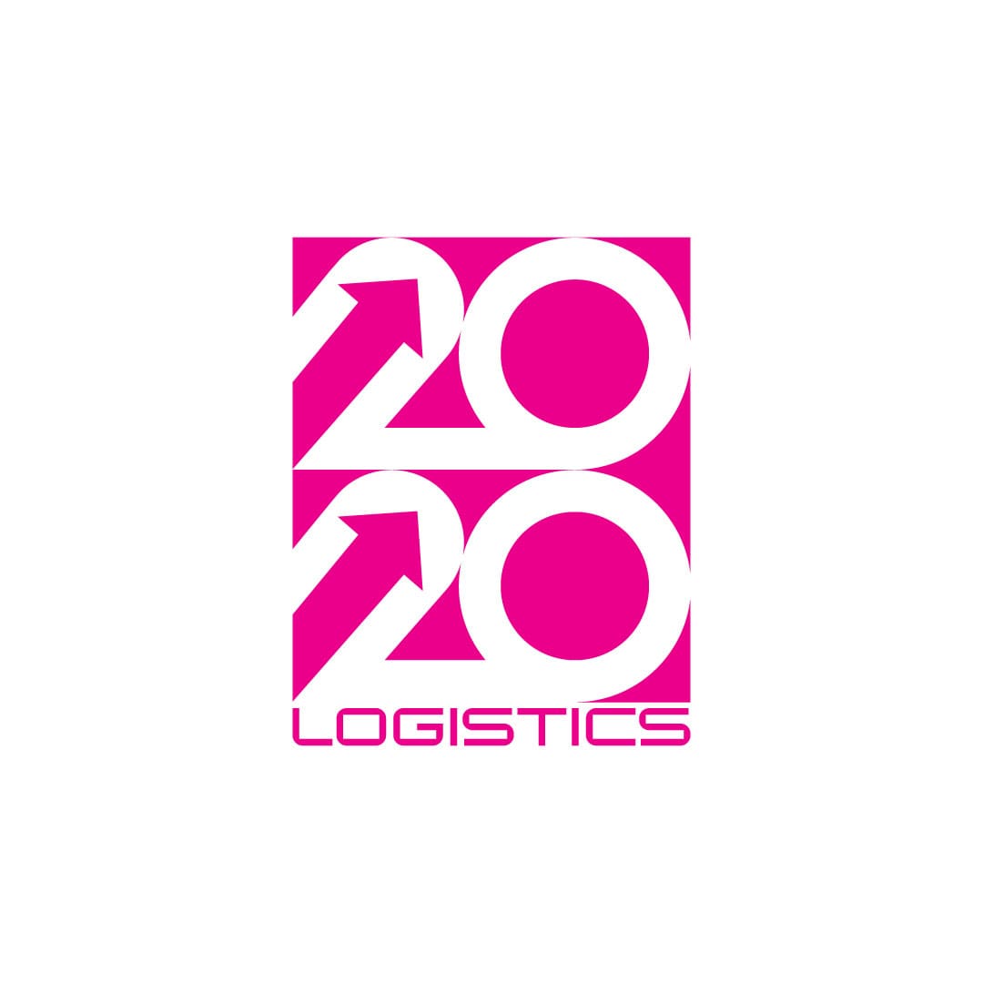 pink logistics logo