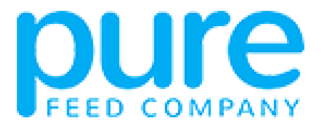 large pure feed company logo