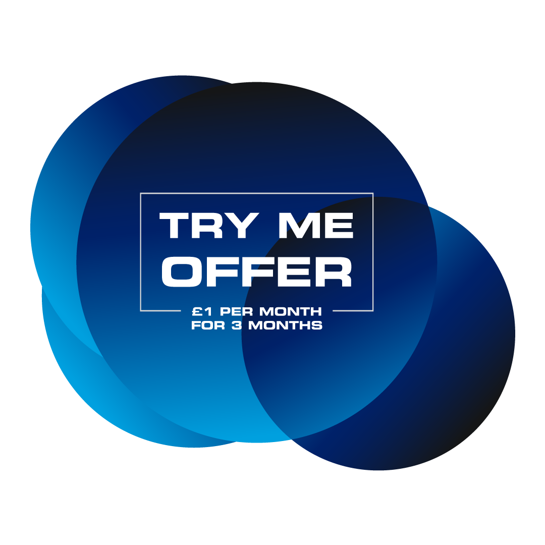 'Try Me Offer' - £1 per month for 3 months