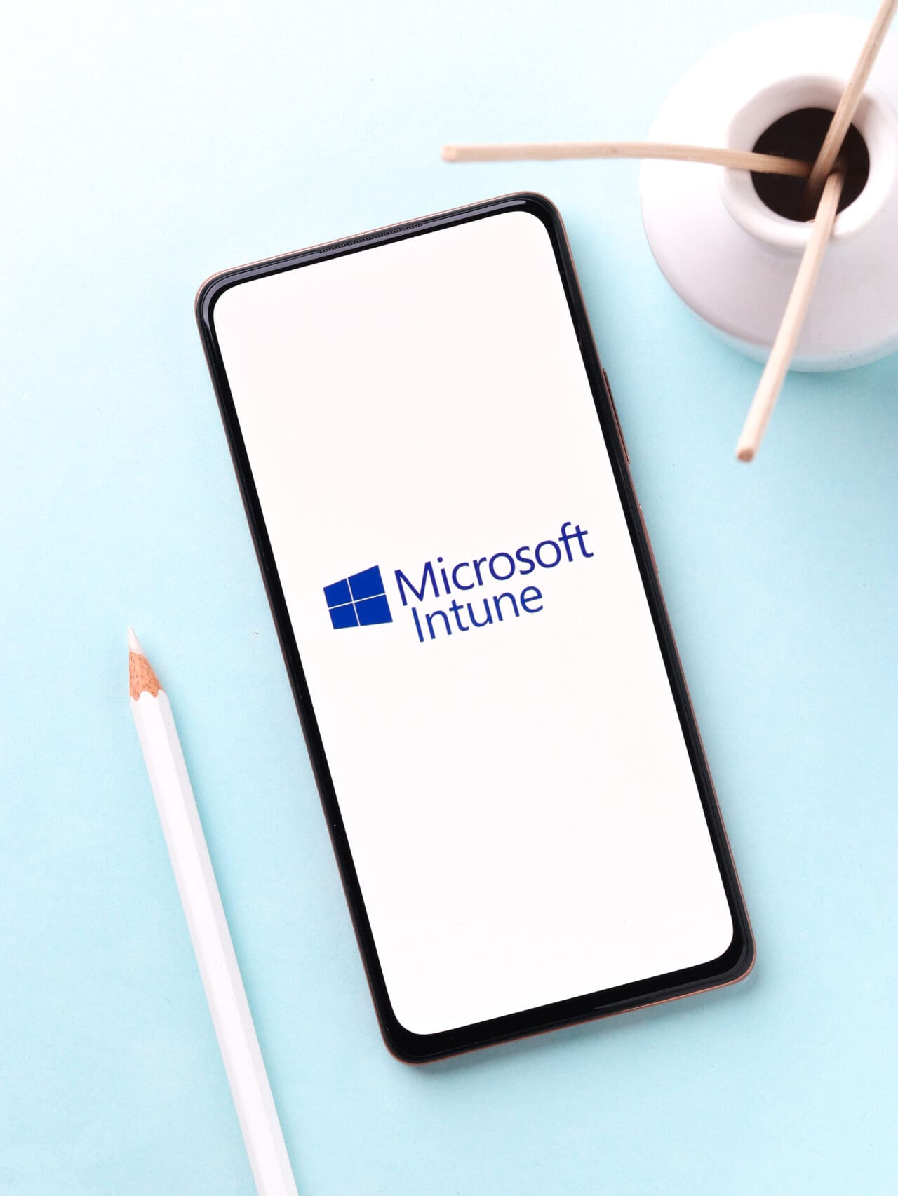 West Bangal, India - November 11, 2021 : Microsoft Intune logo