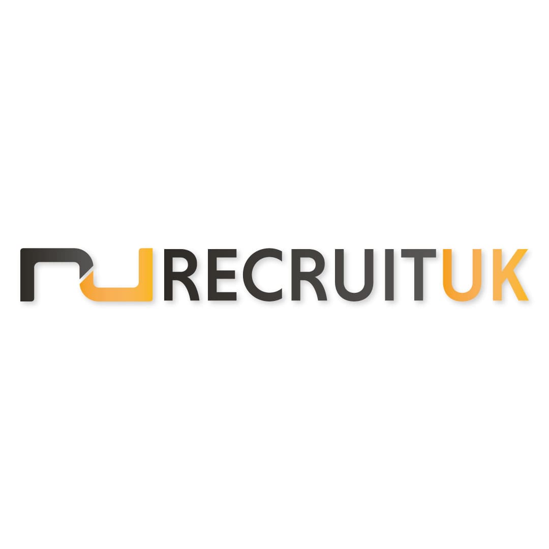 Recruit UK Rebranding logo on white background