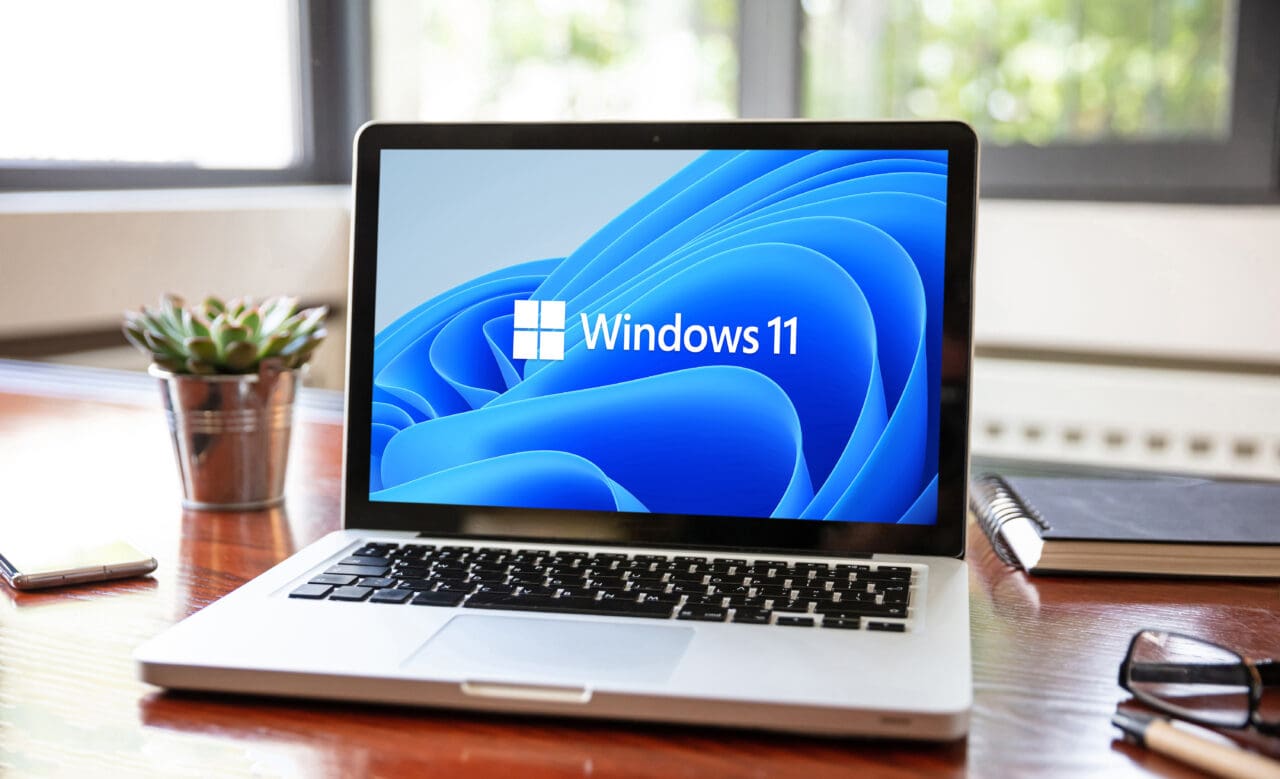 Microsoft Windows 11 sign on computer screen