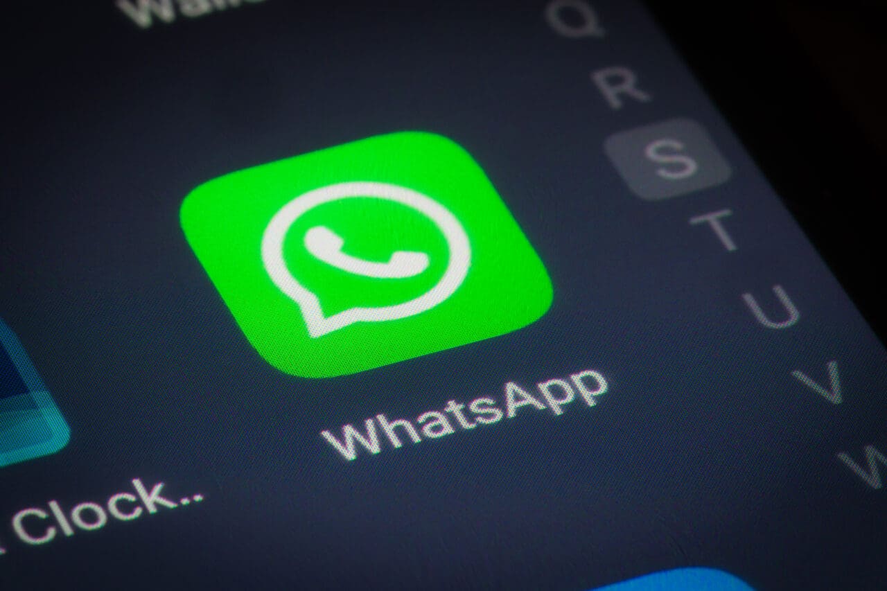 WhatsApp mobile app on a smartphone screen
