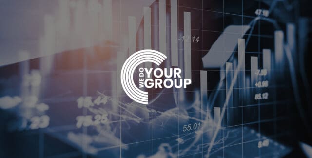 WeDoYourGroup white logo on background of investment image