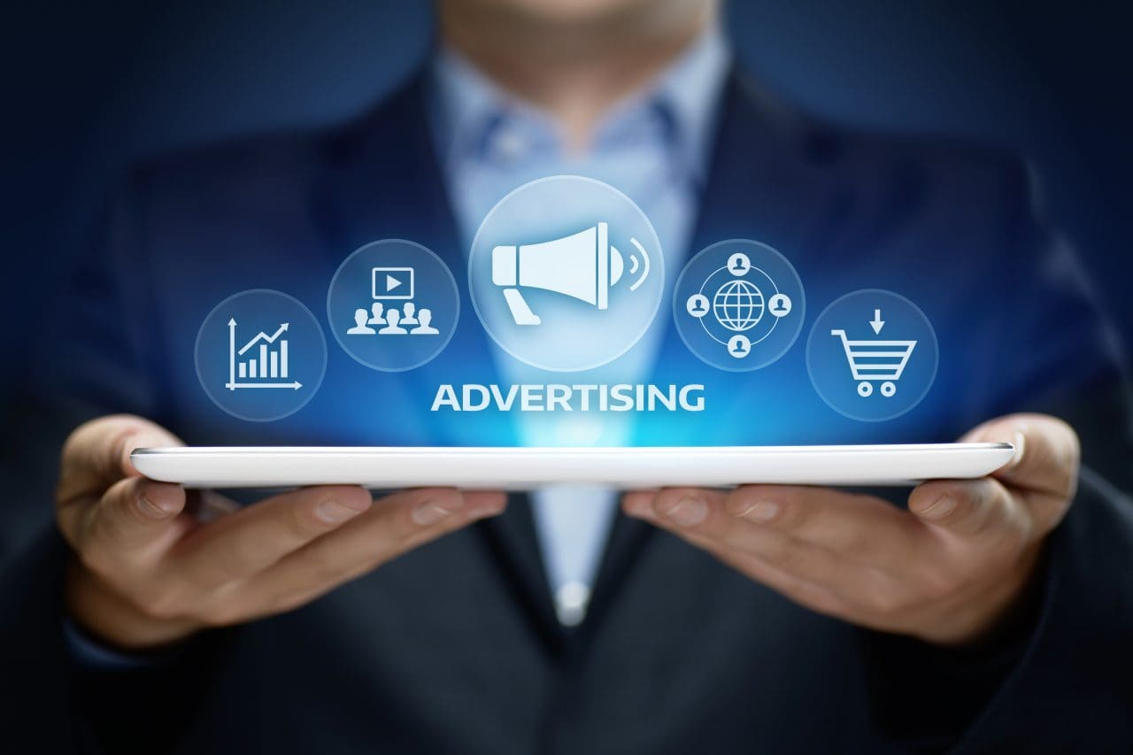 Advertising Marketing Plan Branding Business Technology concept.