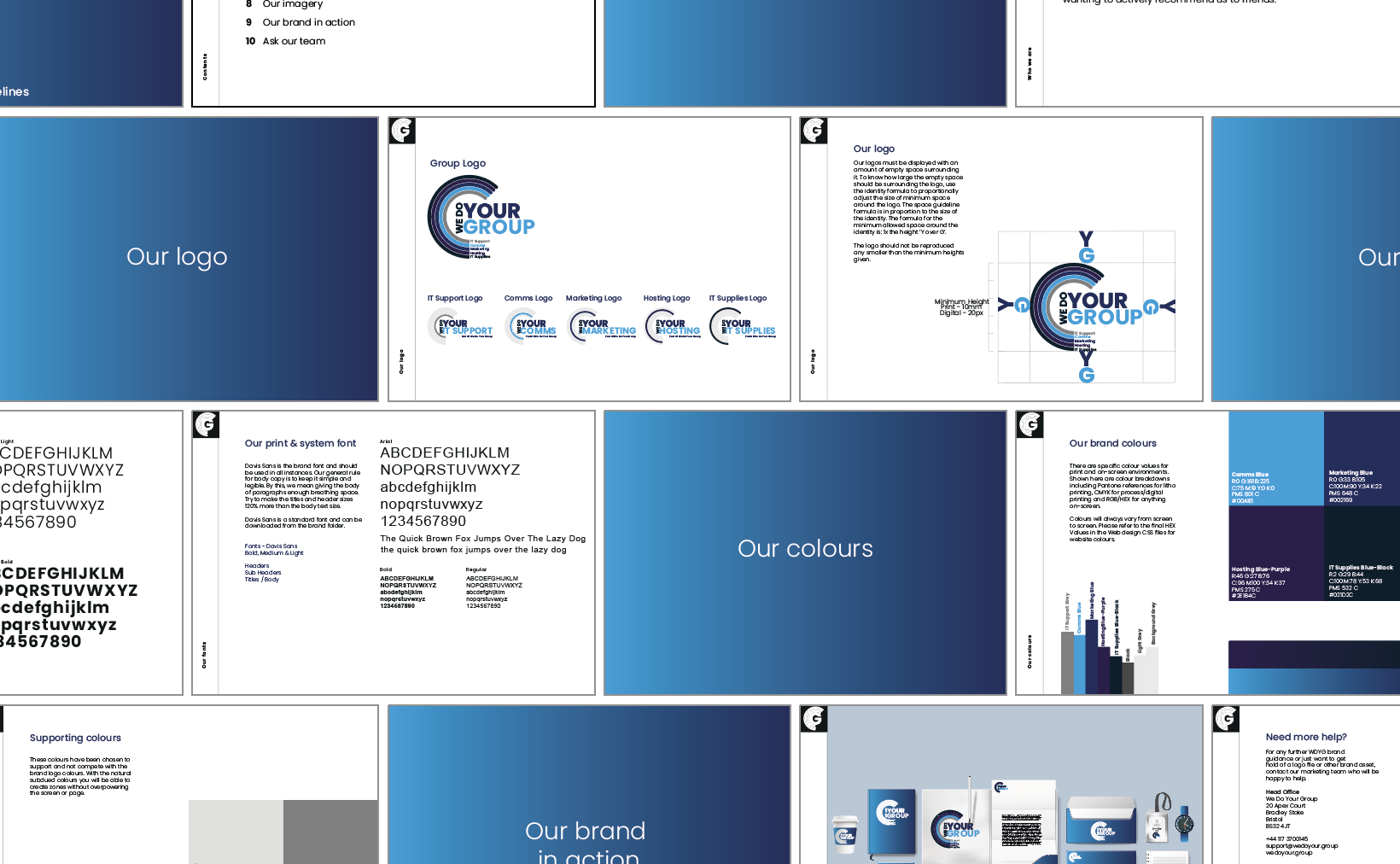 Brand Guidelines In Clutton and Temple Cloud, Bath