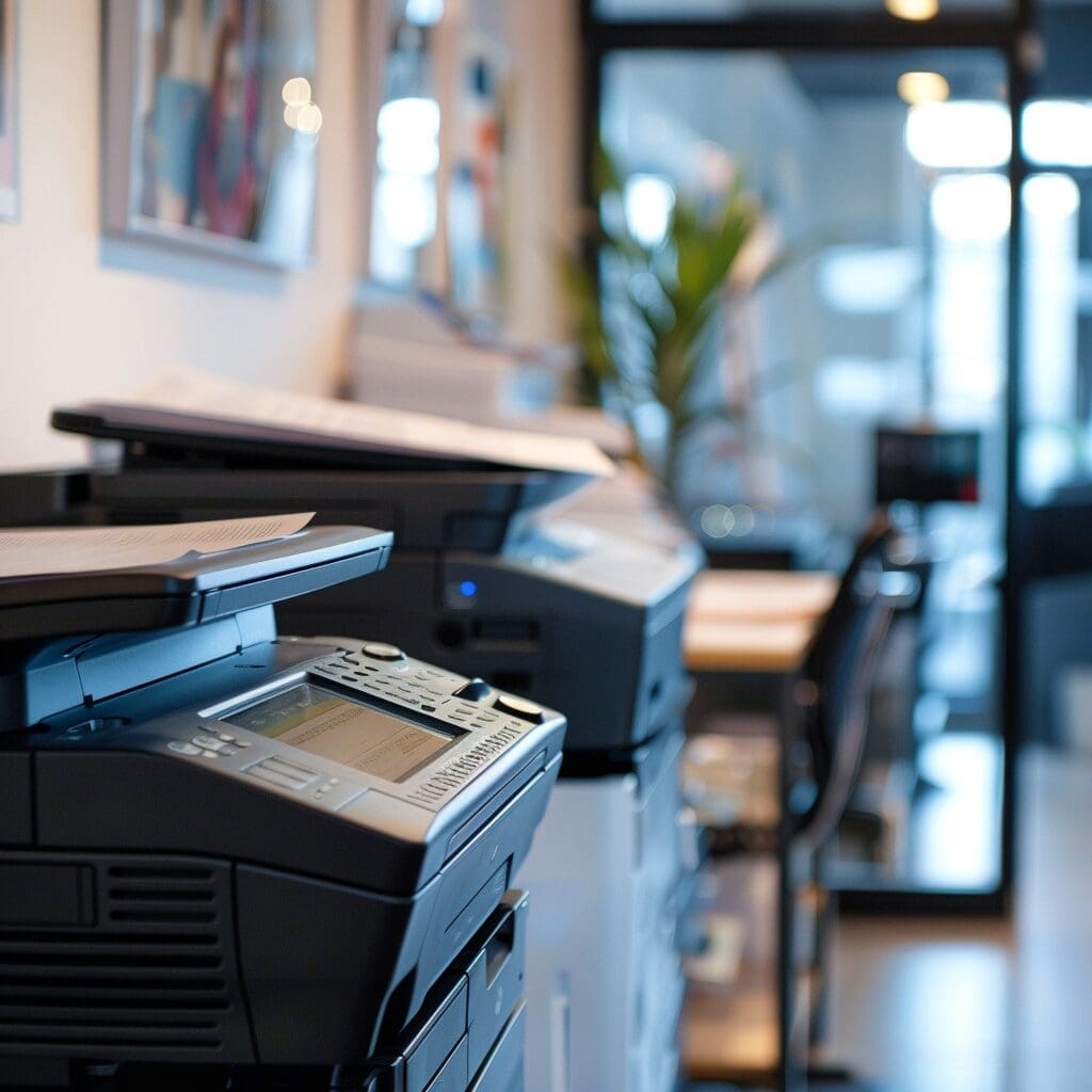 a printer in the We Do Your Group office