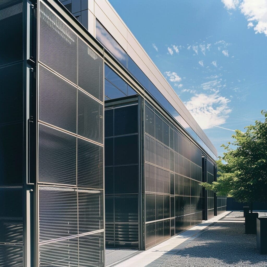 the outside of a data centre