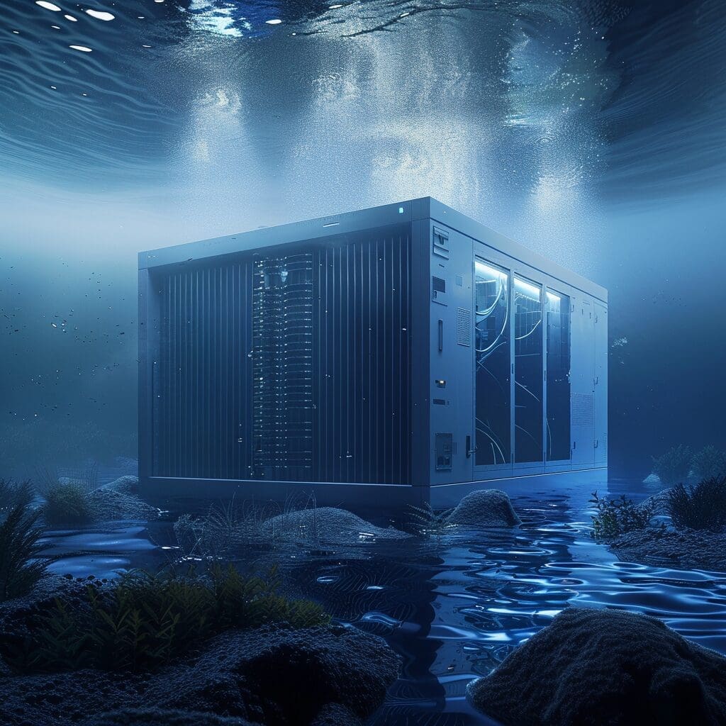 submerged underwater data centre