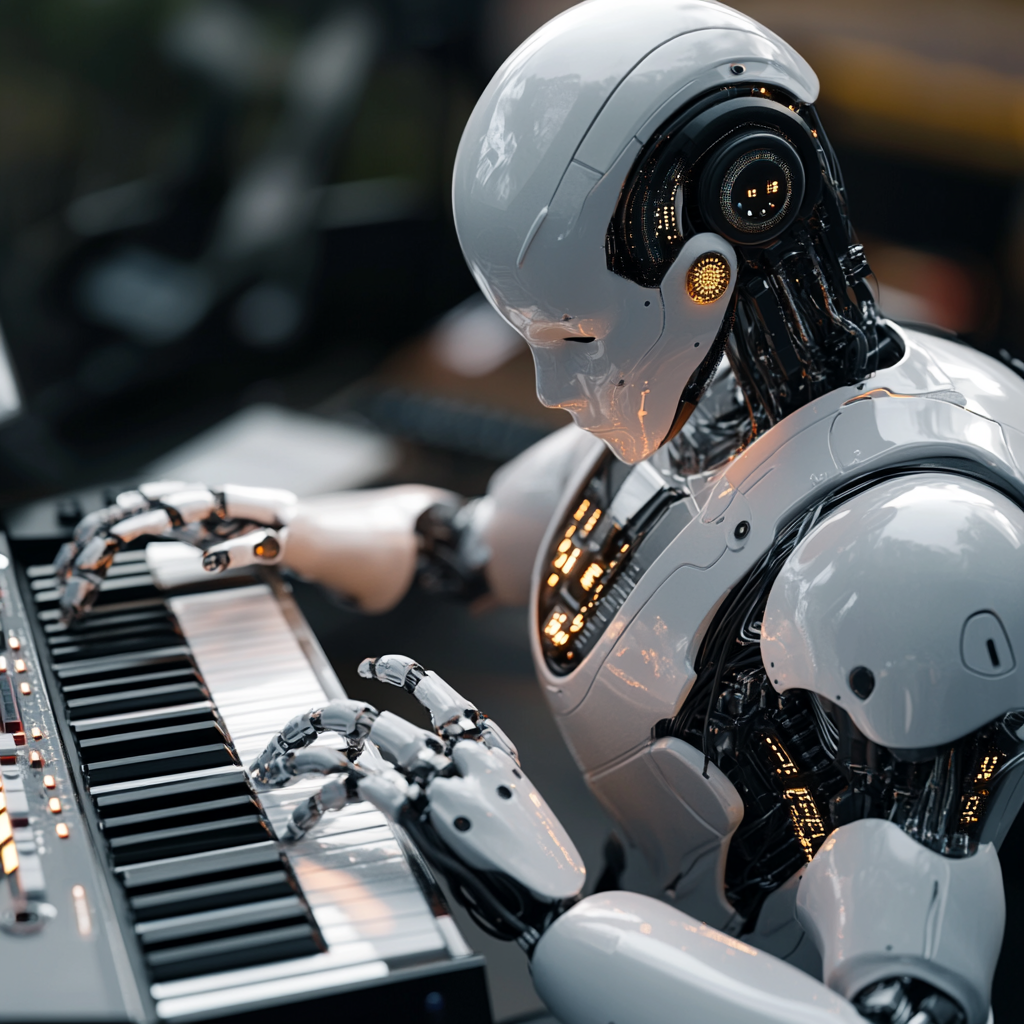 creating music using artificial intelligence.